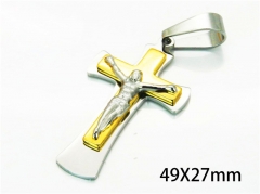 HY Wholesale Cross Pendants of Stainless Steel 316L-HY08P0497MS