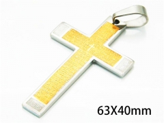 HY Wholesale Cross Pendants of Stainless Steel 316L-HY08P0548NW