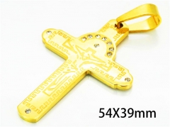 HY Wholesale Cross Pendants of Stainless Steel 316L-HY08P0567NL