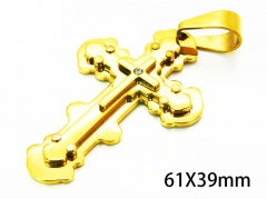 HY Wholesale Cross Pendants of Stainless Steel 316L-HY08P0195PR