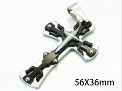 HY Wholesale Cross Pendants of Stainless Steel 316L-HY08P0526OR