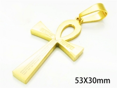 HY Wholesale Cross Pendants of Stainless Steel 316L-HY08P0222LR