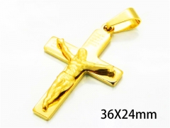 HY Wholesale Cross Pendants of Stainless Steel 316L-HY08P0456KL