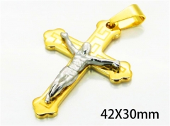 HY Wholesale Cross Pendants of Stainless Steel 316L-HY08P0447KL