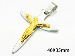 HY Wholesale Cross Pendants of Stainless Steel 316L-HY08P0427K5