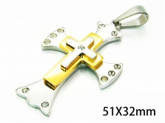 HY Wholesale Cross Pendants of Stainless Steel 316L-HY08P0207NT