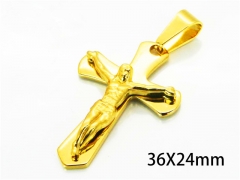 HY Wholesale Cross Pendants of Stainless Steel 316L-HY08P0510KL