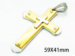 HY Wholesale Cross Pendants of Stainless Steel 316L-HY08P0540NE