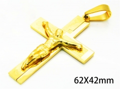 HY Wholesale Cross Pendants of Stainless Steel 316L-HY08P0188OE