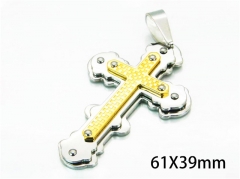 HY Wholesale Cross Pendants of Stainless Steel 316L-HY08P0532OE