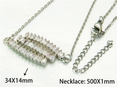 HY Wholesale Popular Crystal Zircon Necklaces (Crystal)-HY54N0480OQ