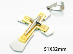 HY Wholesale Cross Pendants of Stainless Steel 316L-HY08P0387ML