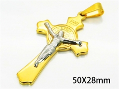 HY Wholesale Cross Pendants of Stainless Steel 316L-HY08P0423KL