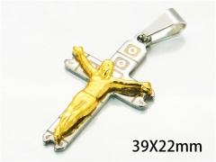 HY Wholesale Cross Pendants of Stainless Steel 316L-HY08P0441KL