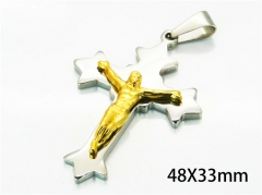 HY Wholesale Cross Pendants of Stainless Steel 316L-HY08P0499KL