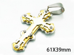 HY Wholesale Cross Pendants of Stainless Steel 316L-HY08P0530OZ