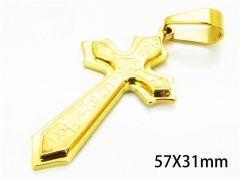 HY Wholesale Cross Pendants of Stainless Steel 316L-HY08P0371MZ