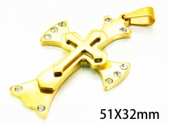 HY Wholesale Cross Pendants of Stainless Steel 316L-HY08P0206NT