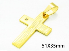 HY Wholesale Cross Pendants of Stainless Steel 316L-HY08P0544ML