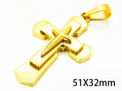 HY Wholesale Cross Pendants of Stainless Steel 316L-HY08P0211MX