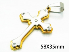 HY Wholesale Cross Pendants of Stainless Steel 316L-HY08P0554NL