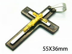 HY Wholesale Cross Pendants of Stainless Steel 316L-HY08P0166OE