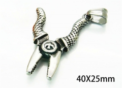 HY Wholesale Steel Pendants of Stainless Steel 316L-HY22P0430HIS