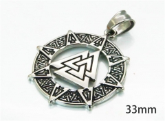 HY Wholesale Steel Pendants of Stainless Steel 316L-HY22P0539HIR