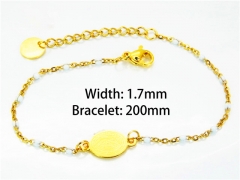 Gold Bracelets of Stainless Steel 316L-HY76B1438KL