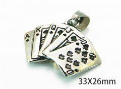 HY Wholesale Steel Pendants of Stainless Steel 316L-HY22P0601HIE