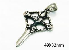 HY Wholesale Steel Pendants of Stainless Steel 316L-HY22P0406HIB