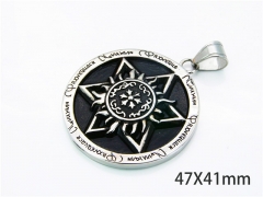 HY Wholesale Steel Pendants of Stainless Steel 316L-HY06P0078HIZ