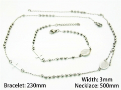 Necklaces  Bracelets Sets of Stainless Steel 316L-HY40S0257PL