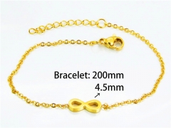 HY Wholesale Gold Bracelets of Stainless Steel 316L-HY25B0555KLX