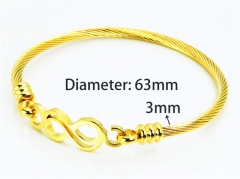 HY Jewelry Wholesale Popular Bangle of Stainless Steel 316L-HY58B0347NLX