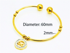 HY Jewelry Wholesale Popular Bangle of Stainless Steel 316L-HY58B0355MW