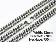 Necklaces   Bracelets Sets of Stainless Steel 316L-HY40S0274JOQ