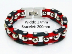 Steel Color Bracelets of Stainless Steel 316L-HY55B0063IOV