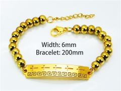 HY Wholesale Gold Bracelets of Stainless Steel 316L-HY76B1486MLS