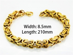 HY Wholesale Gold Bracelets of Stainless Steel 316L-HY40B0173PW