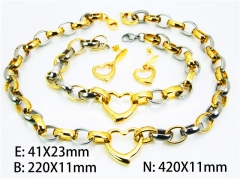 HY Jewelry Necklaces and Bracelets Sets-HY65S2029IME