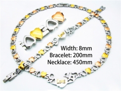 HY Jewelry Necklaces and Bracelets Sets-HY63S0205LOZ