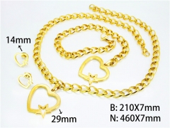 HY Jewelry Necklaces and Bracelets Sets-HY65S2001ILW