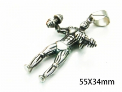 HY Wholesale Pendants Jewelry (Steel Color)-HY22P0206HIA