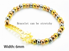 HY Wholesale Rosary Bracelets Stainless Steel 316L-HY76B0414MLW