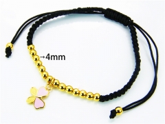 HY Wholesale Stainless Steel 316L Bracelets (18K-Gold Color)-HY81B0059H20