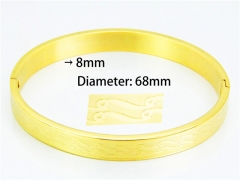 Stainless Steel 316L Bangle (Popular)-HY42B0006OL