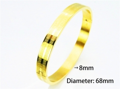 Stainless Steel 316L Bangle (Popular)-HY42B0020OL