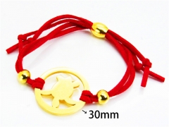 HY Wholesale Stainless Steel 316L Bracelets (18K-Gold Color)-HY81B0640PA