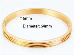 Stainless Steel 316L Bangle (Popular)-HY42B0032HKL